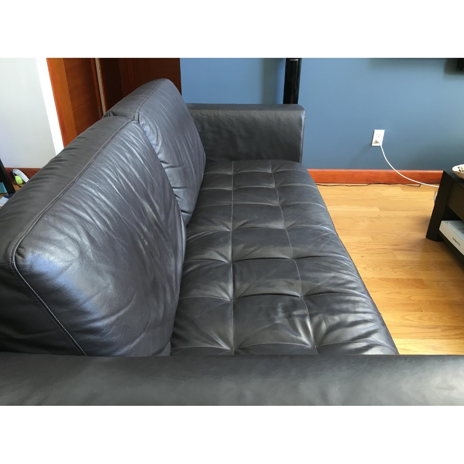 Natuzzi Italsofa Leather Couch - image-3