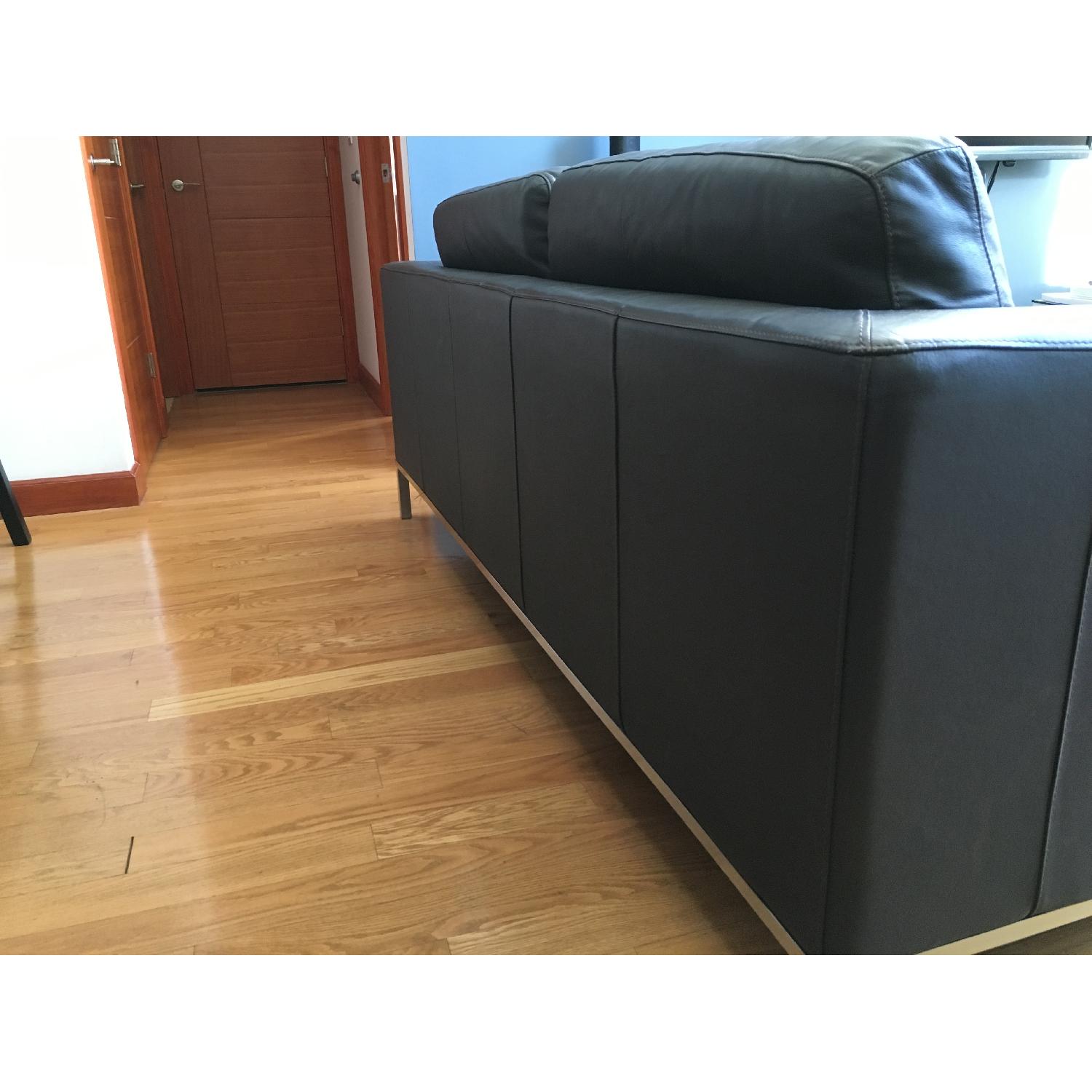 Natuzzi Italsofa Leather Couch - image-4