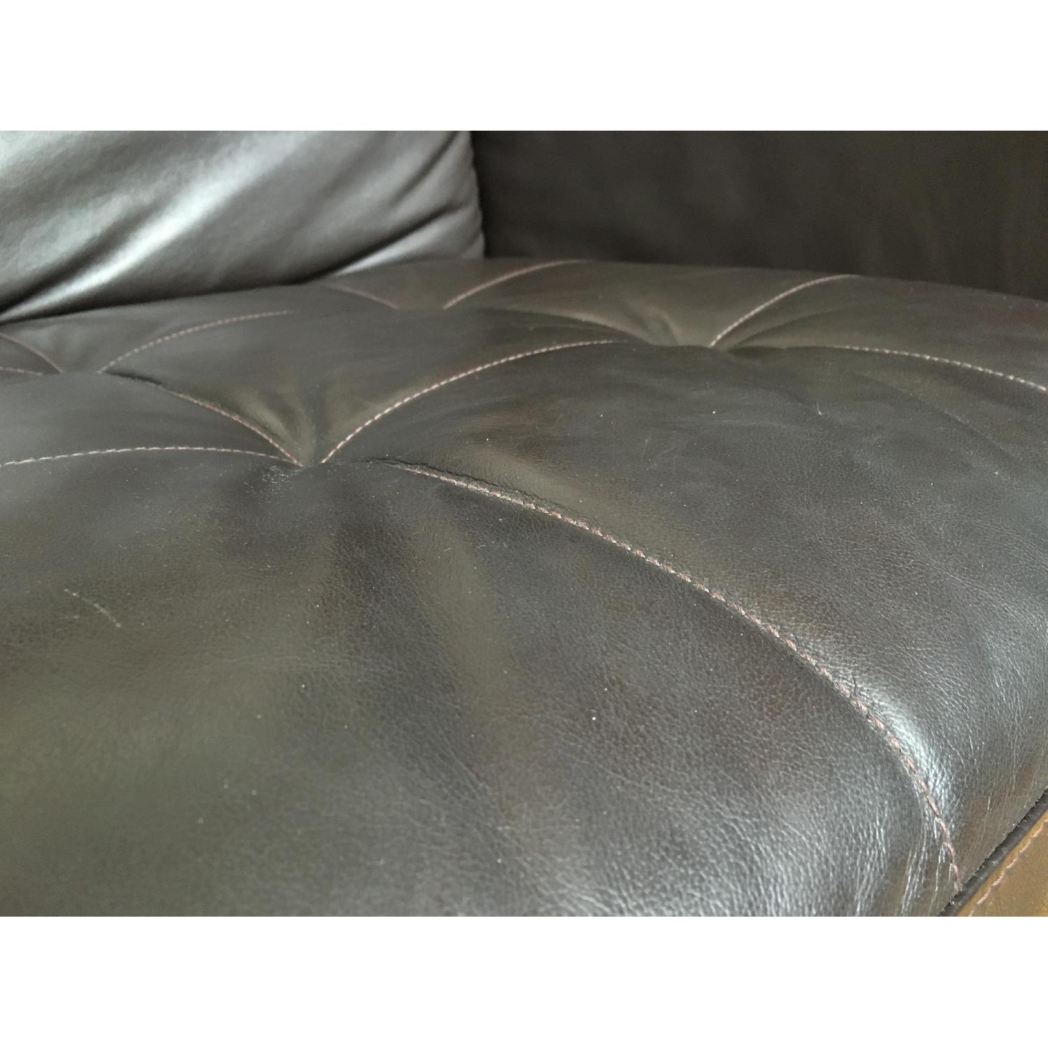 Natuzzi Italsofa Leather Couch - image-6