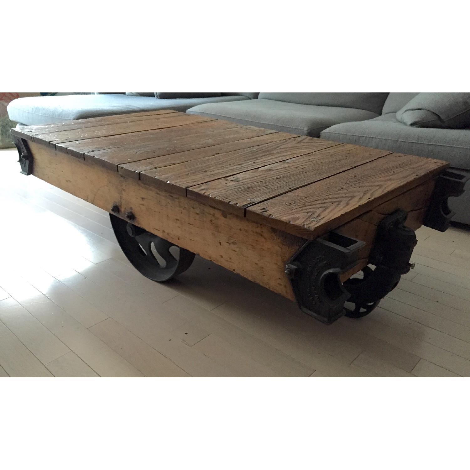 Olde Good Things Factory Cart Coffee Table - image-1