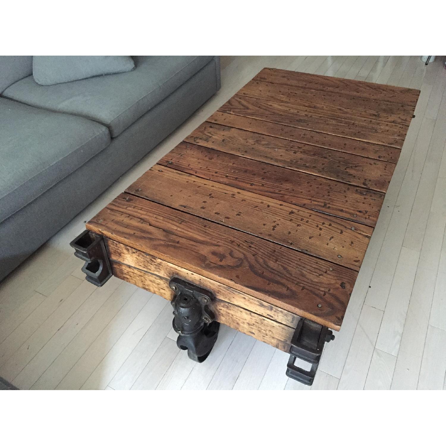 Olde Good Things Factory Cart Coffee Table - image-2