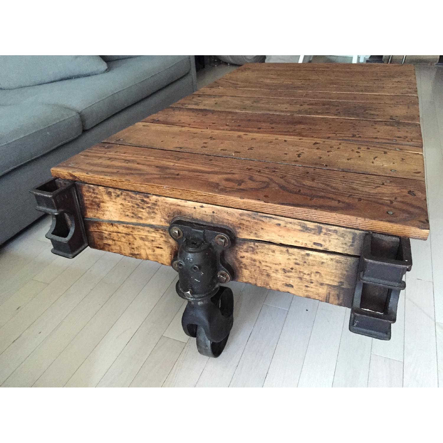 Olde Good Things Factory Cart Coffee Table - image-3