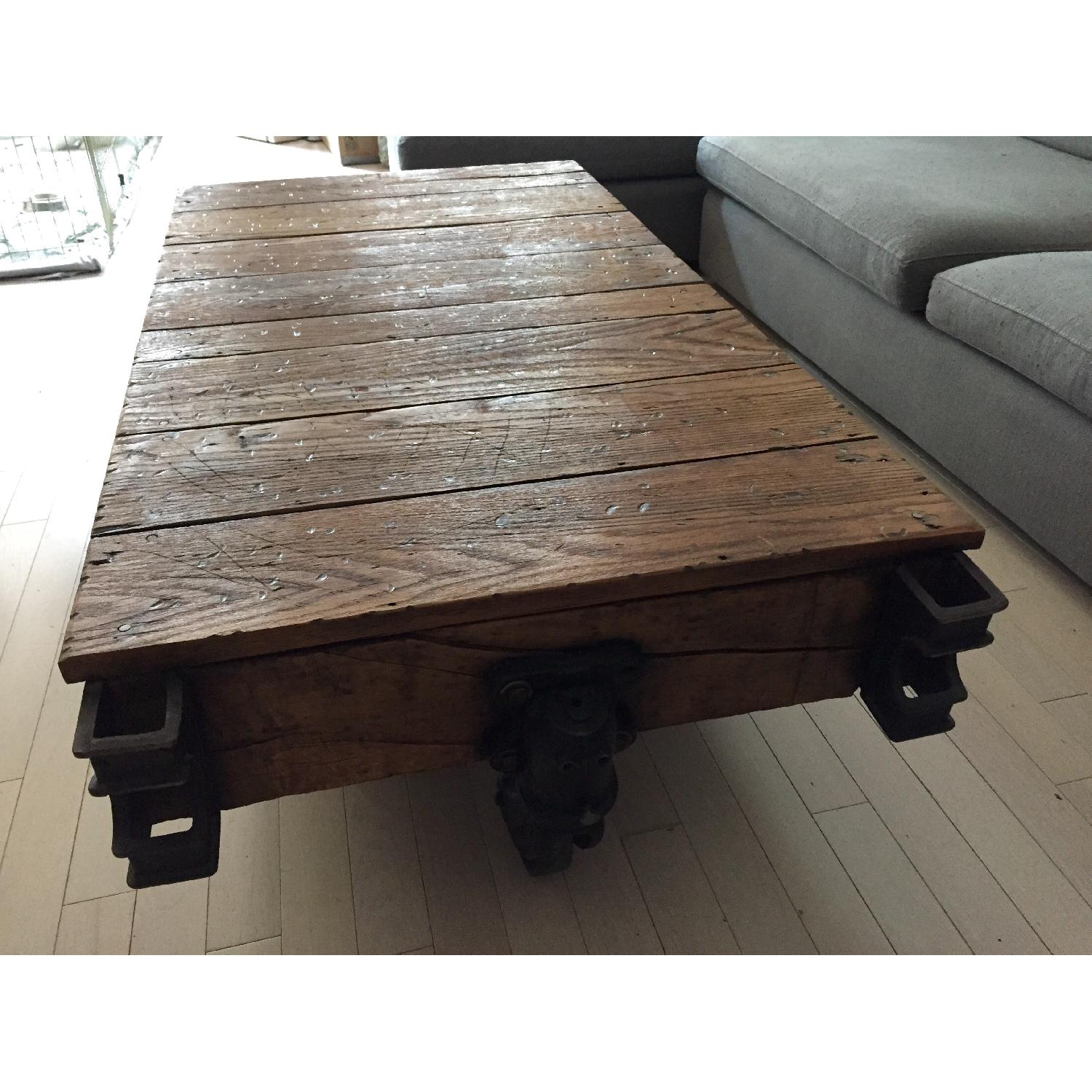 Olde Good Things Factory Cart Coffee Table - image-4