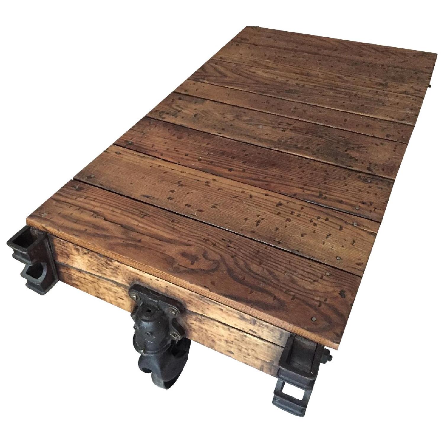 Olde Good Things Factory Cart Coffee Table - image-0