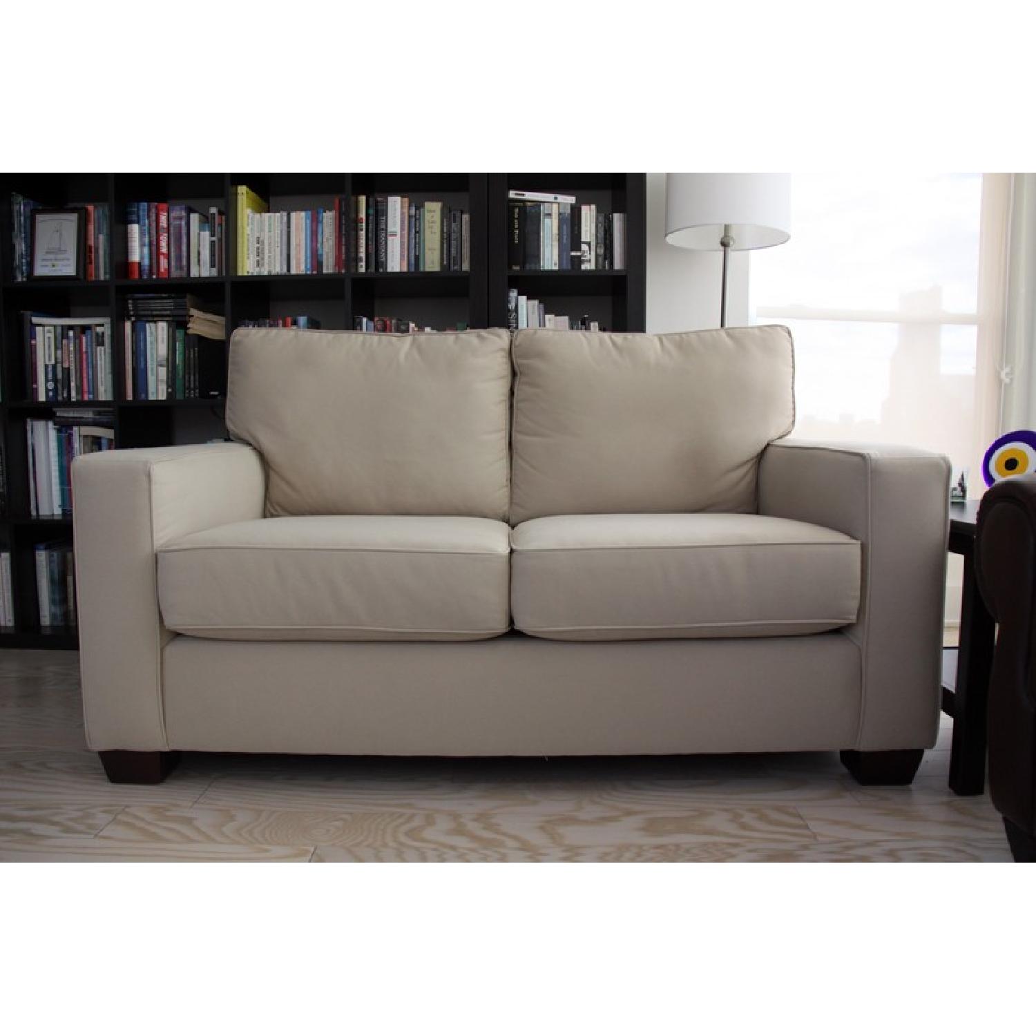Pottery Barn Loveseat - image-1