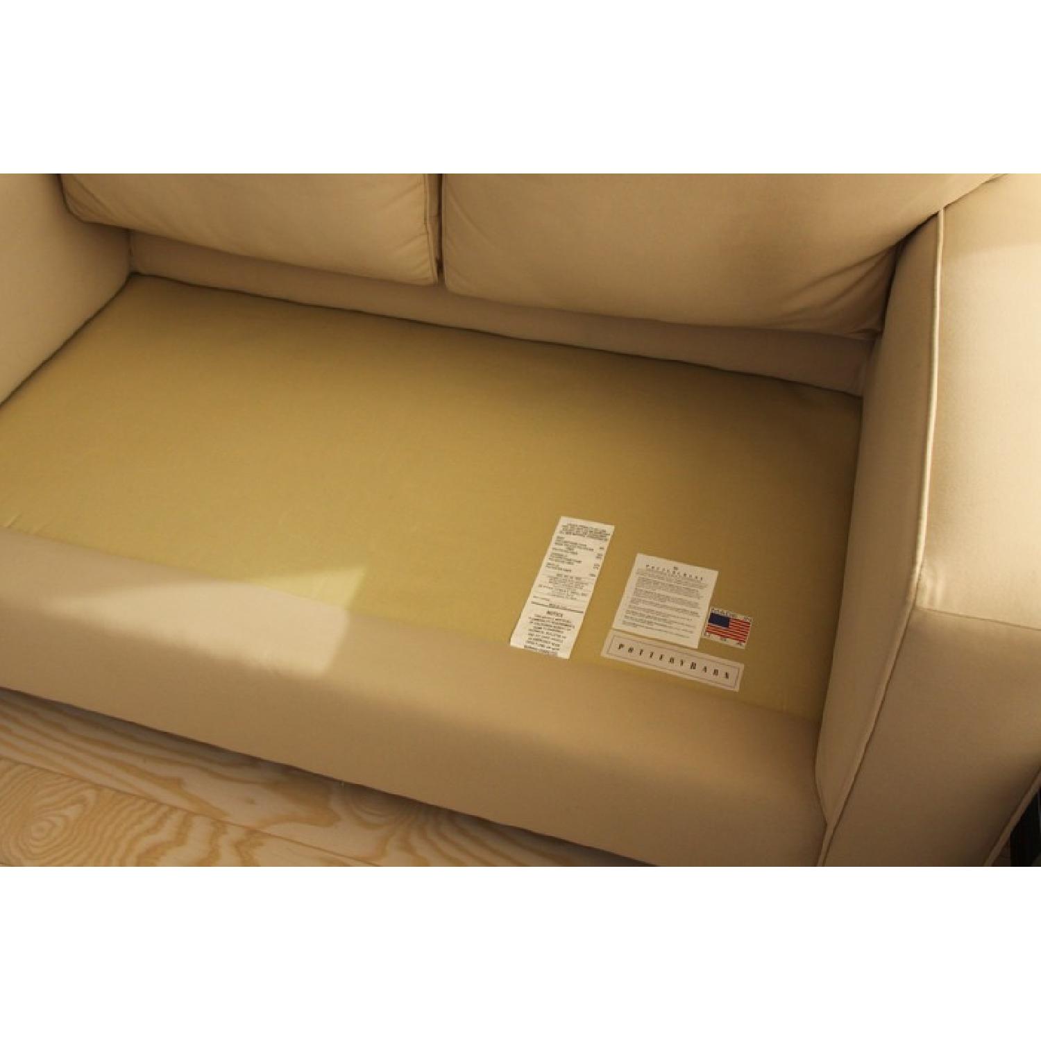 Pottery Barn Loveseat - image-9