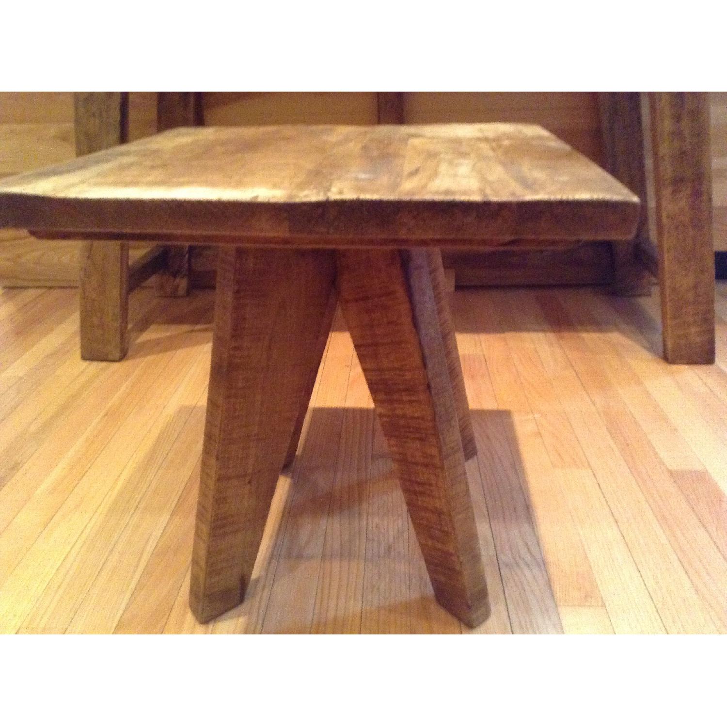 Mango Wood Console Table + 2 Coffee Tables - image-1