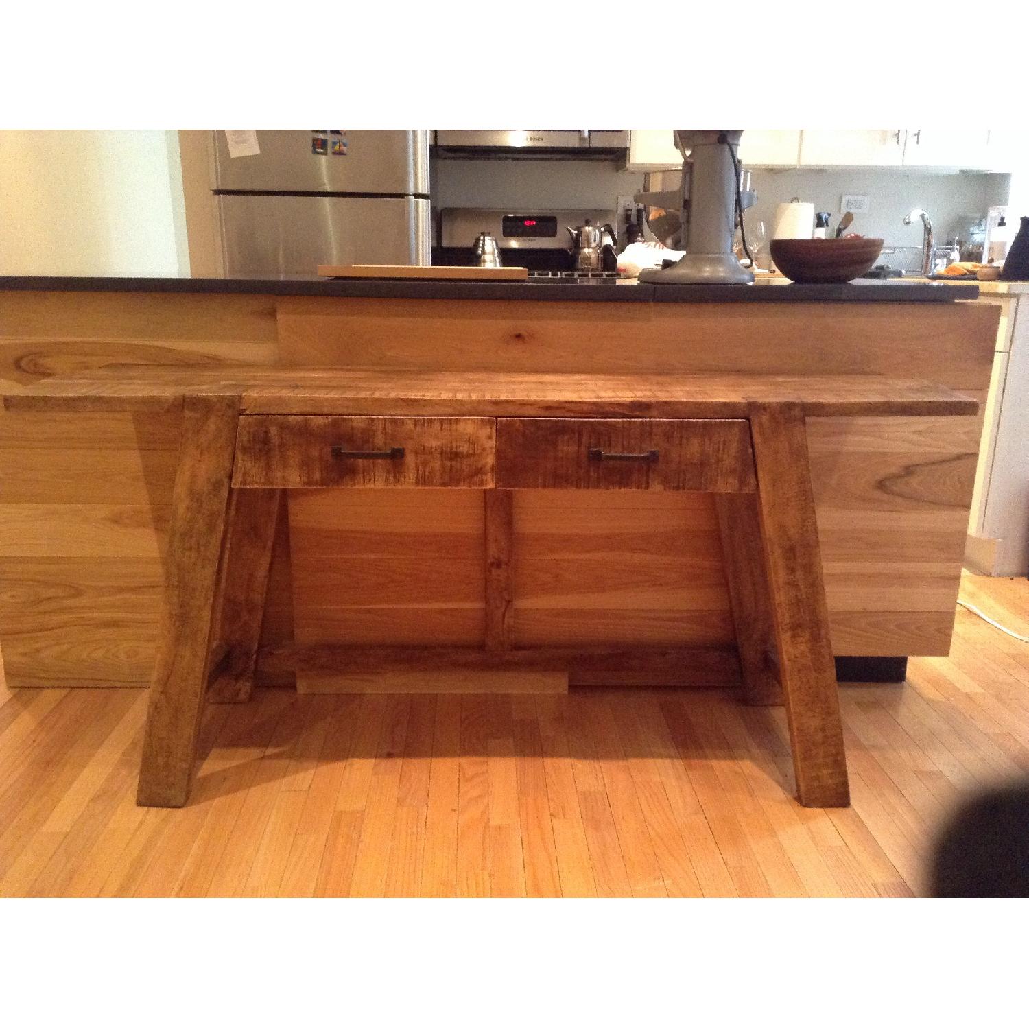 Mango Wood Console Table + 2 Coffee Tables - image-3
