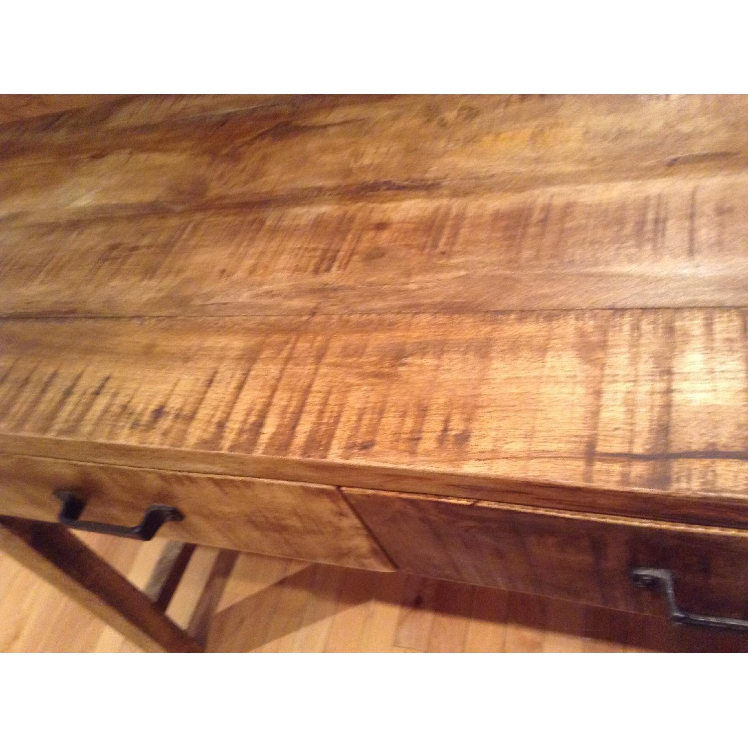 Mango Wood Console Table + 2 Coffee Tables - image-6