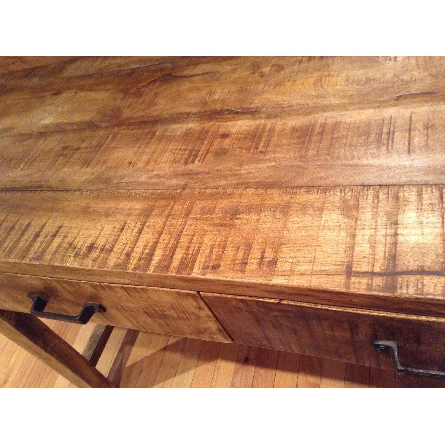 Mango Wood Console Table + 2 Coffee Tables - image-7