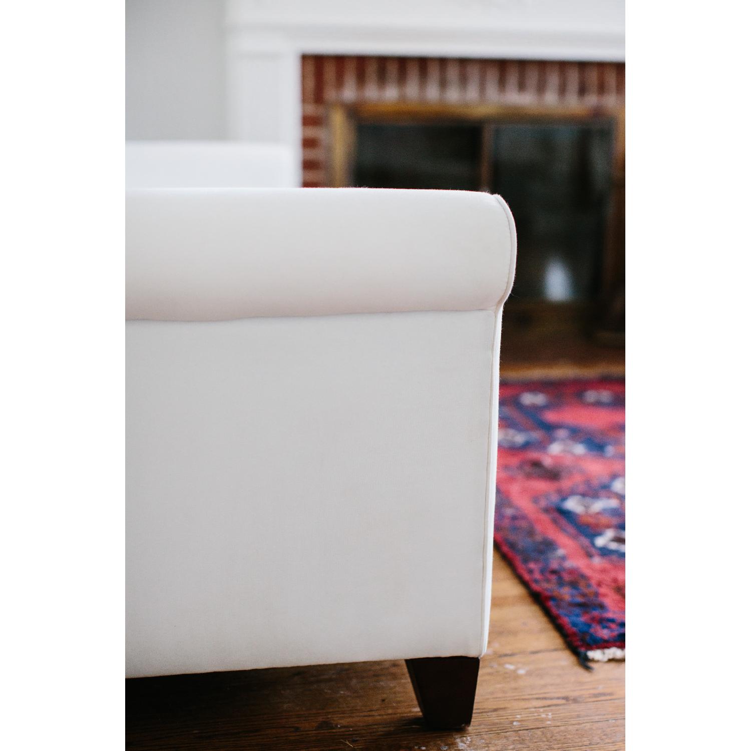 Pottery Barn White Sofa Aptdeco