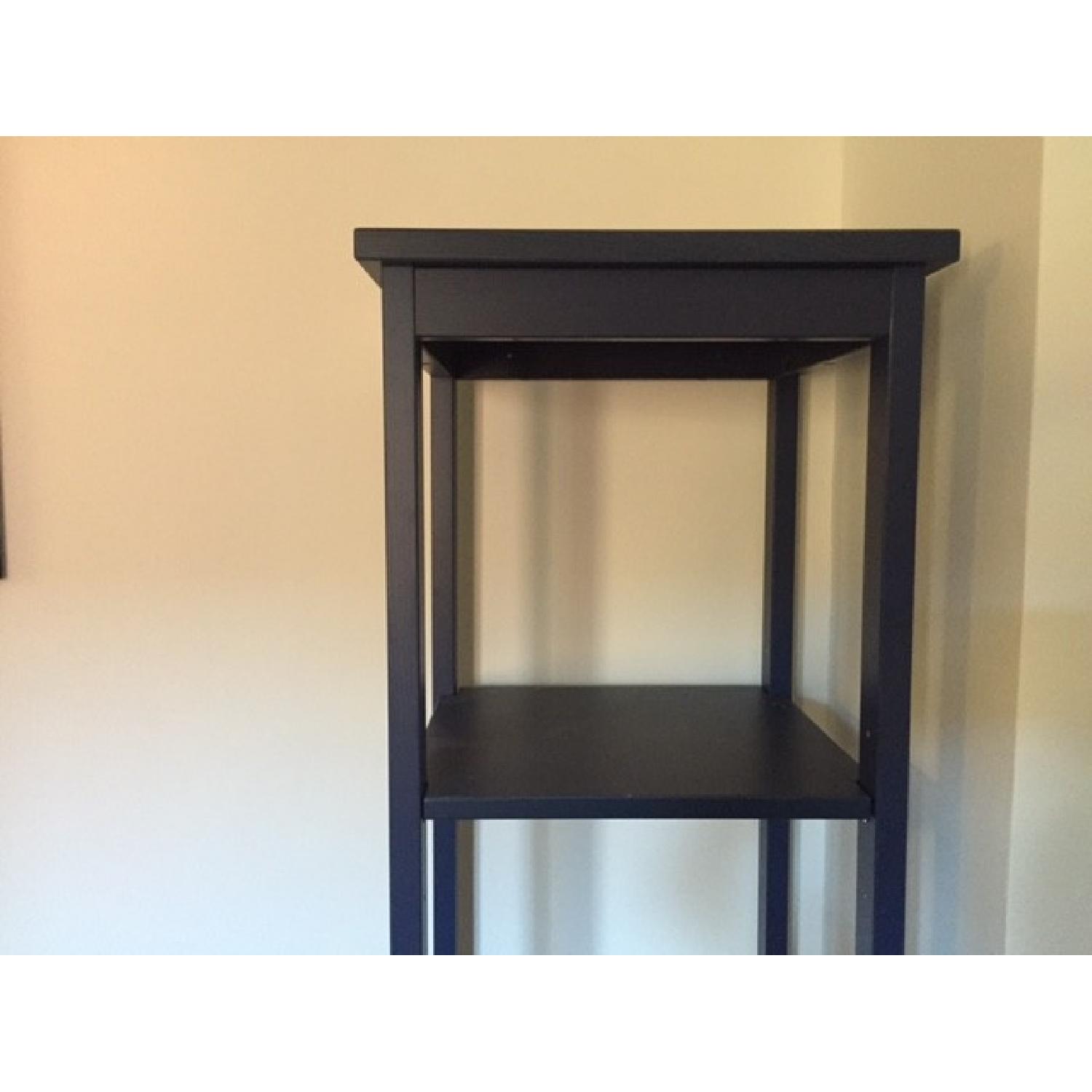 Ikea Blue Hemnes Shelving Unit/Bookshelf AptDeco