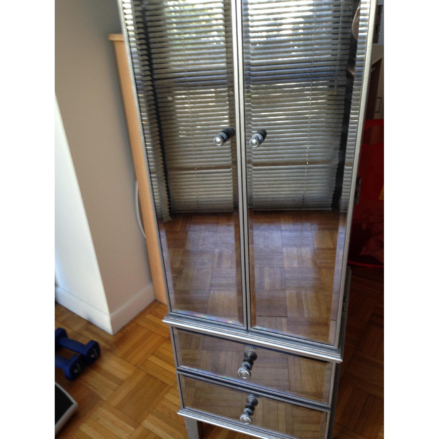 Pier 1 Mirrored Jewelry Armoire - image-4