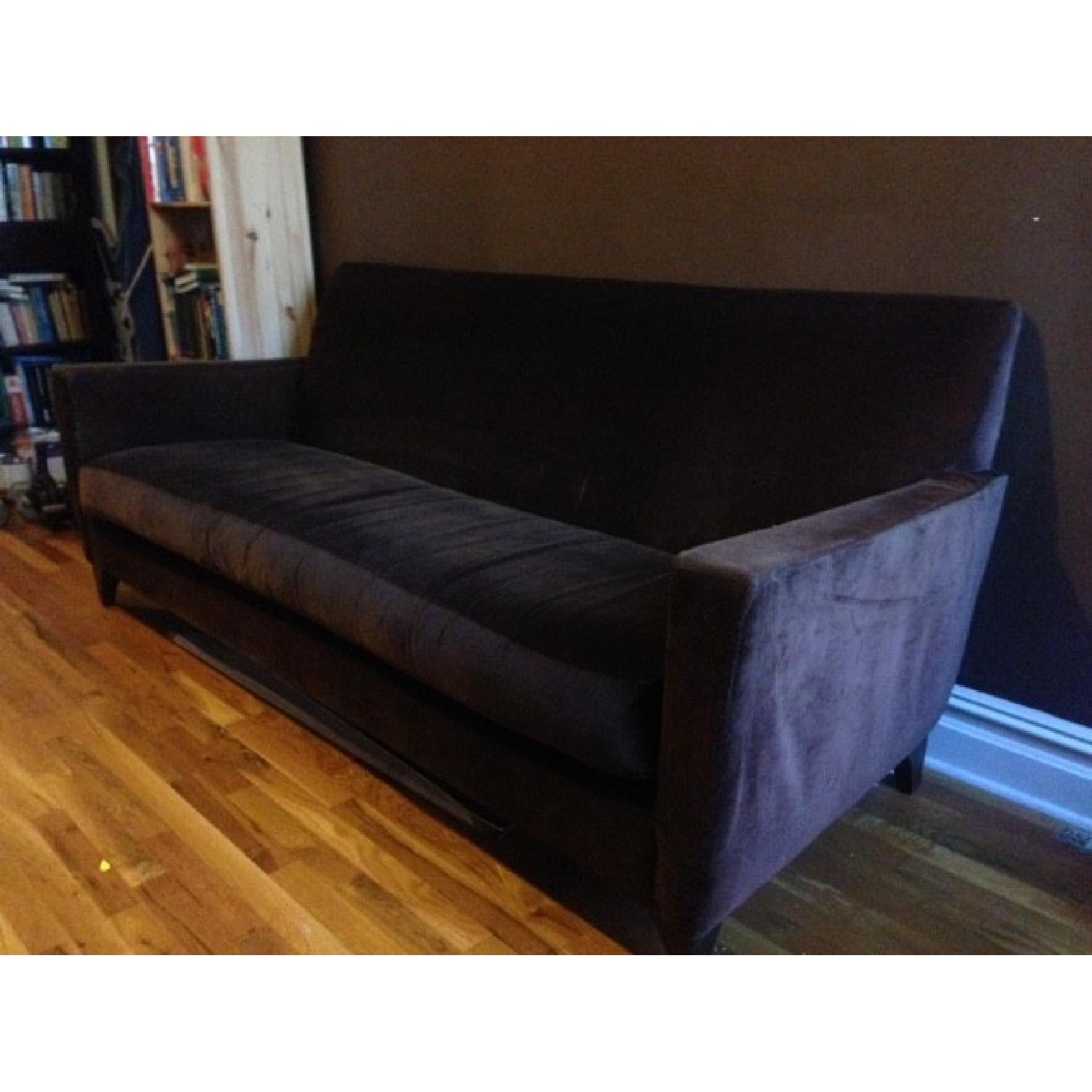 Carter Brown Velvet Sofa - image-2