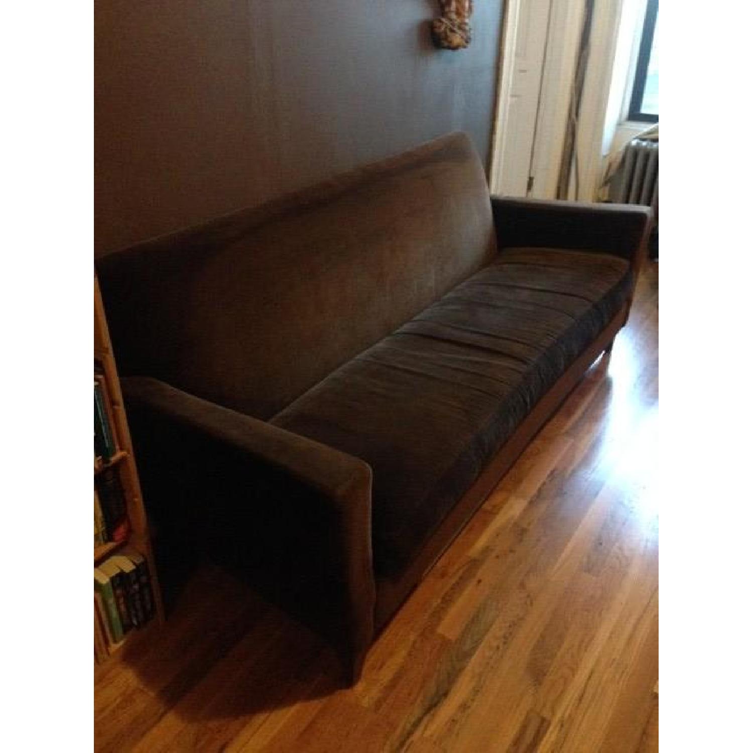 Carter Brown Velvet Sofa - image-3