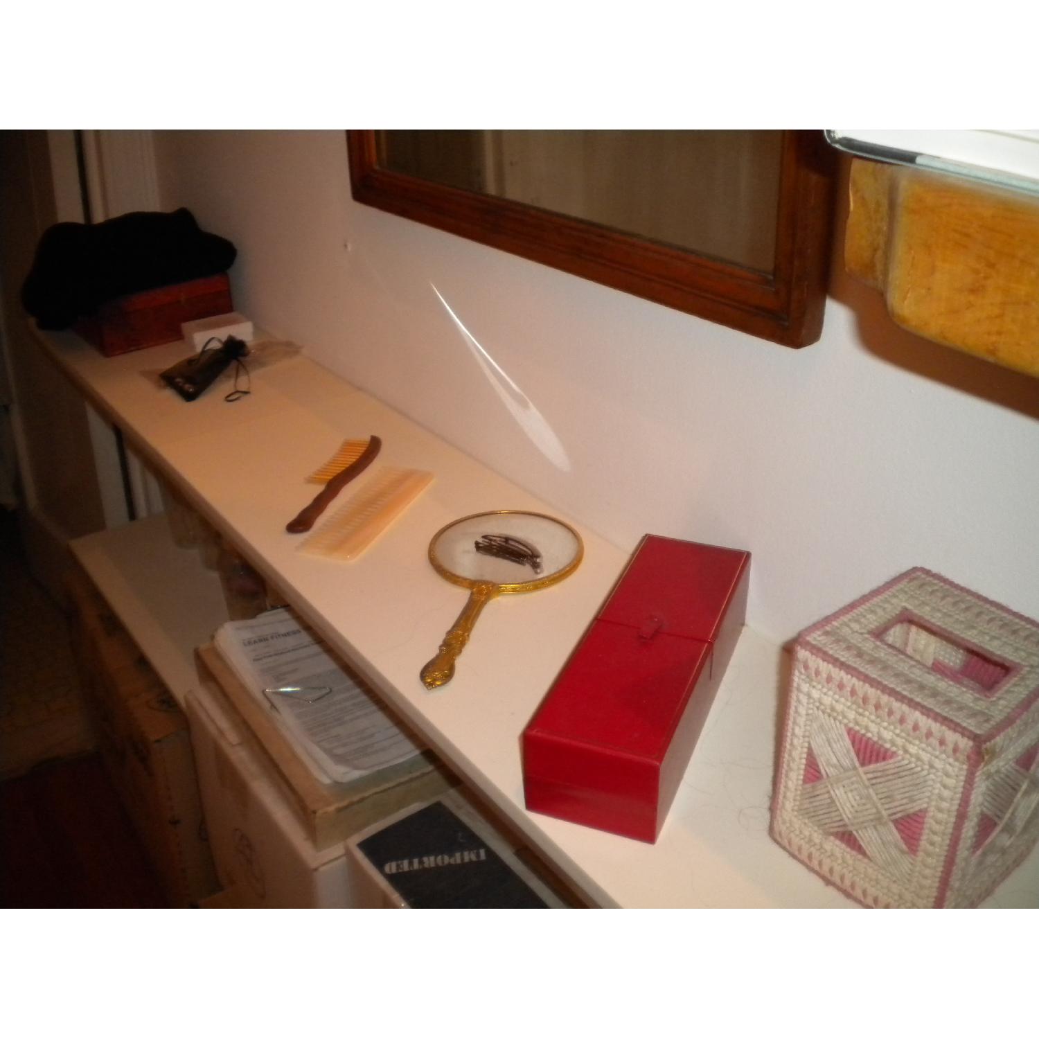 Pottery Barn White Display Shelves - Set of 9 - image-1