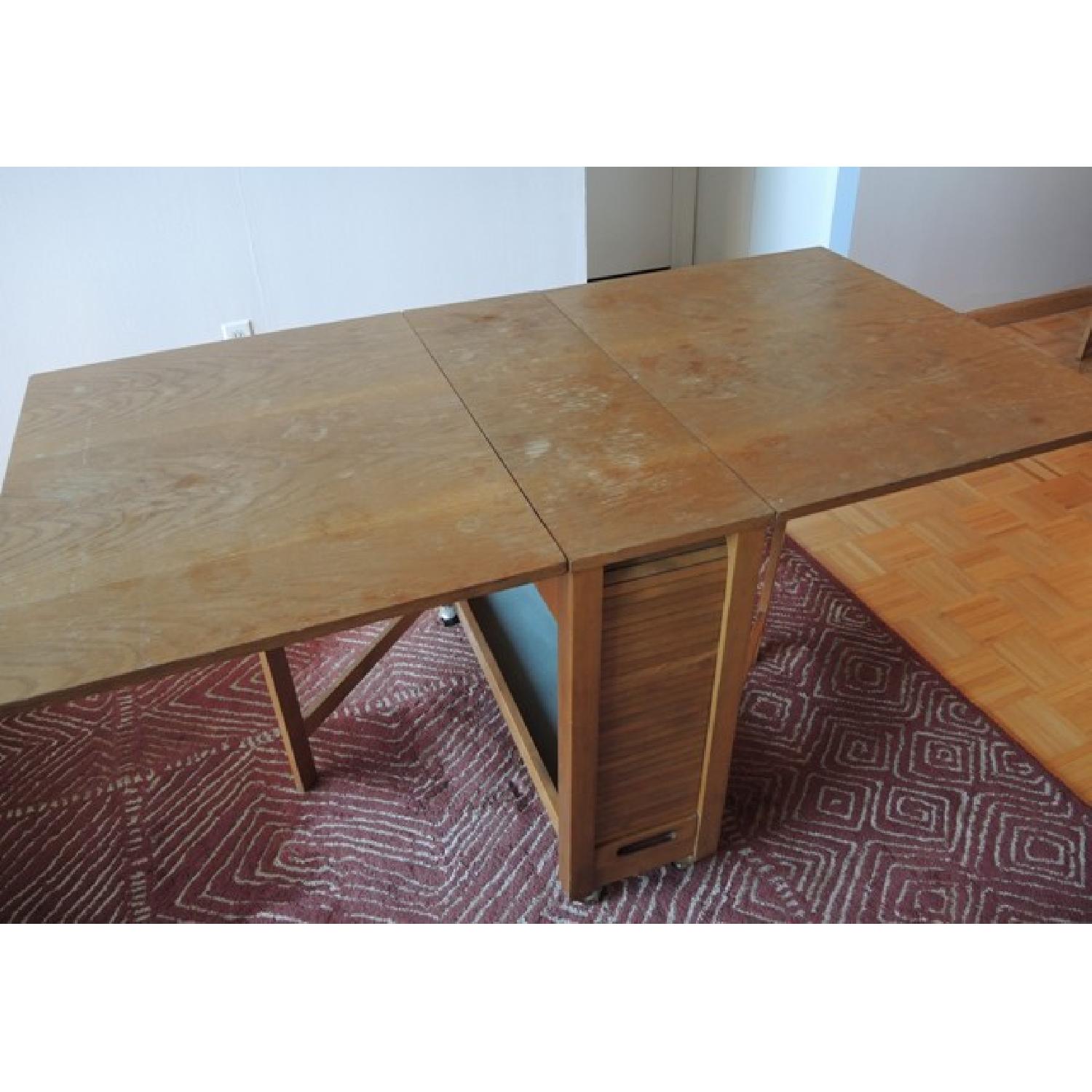 Extendable Drop-Leaf Dining Table - image-2