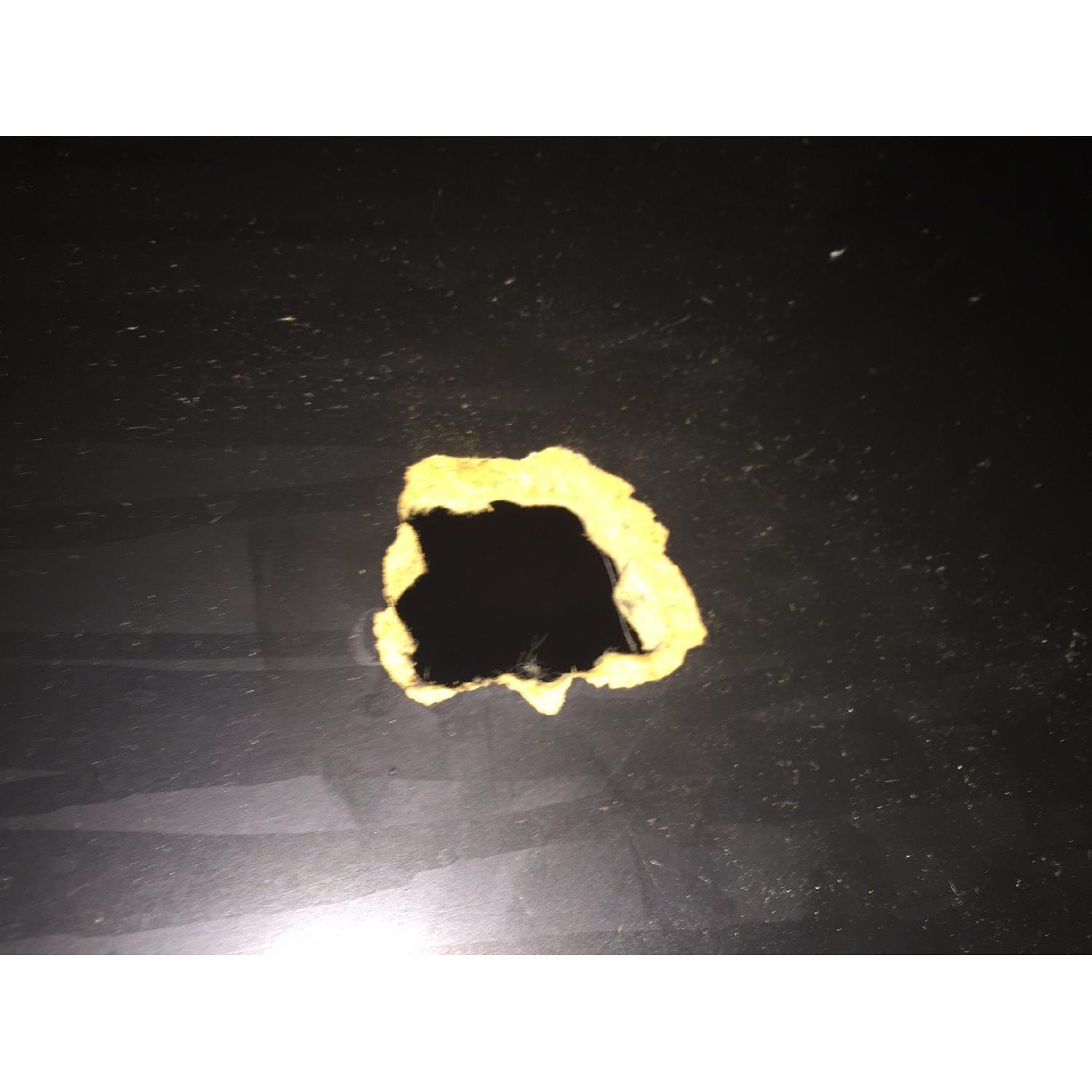 Crate & Barrel Butcher Block Top Island Bar w/ 2 Stools - image-8