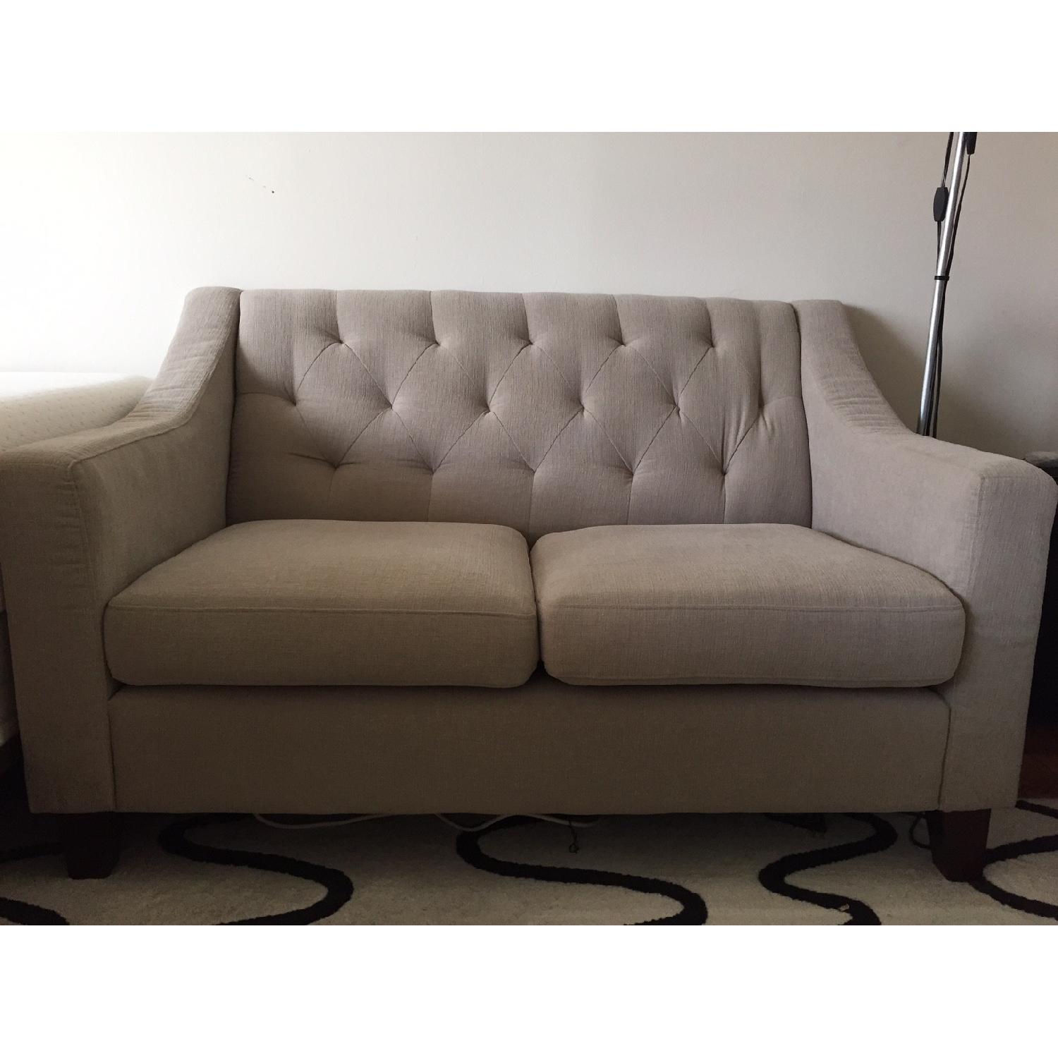 target grey loveseat