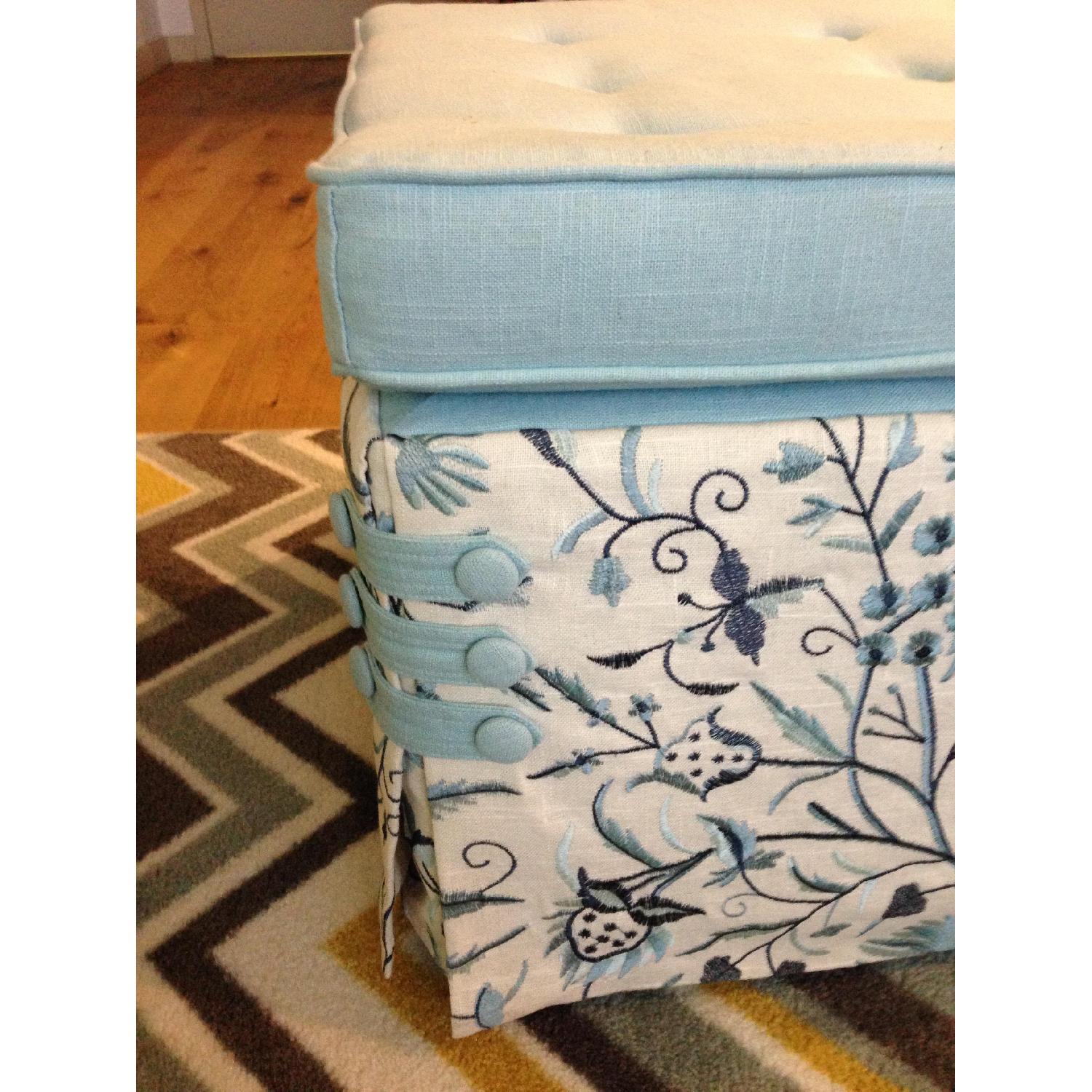 Sandy Wilson Cashmir Curved Pillow Top Ottoman - image-1