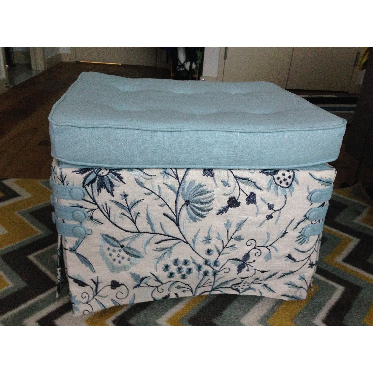 Sandy Wilson Cashmir Curved Pillow Top Ottoman - image-2