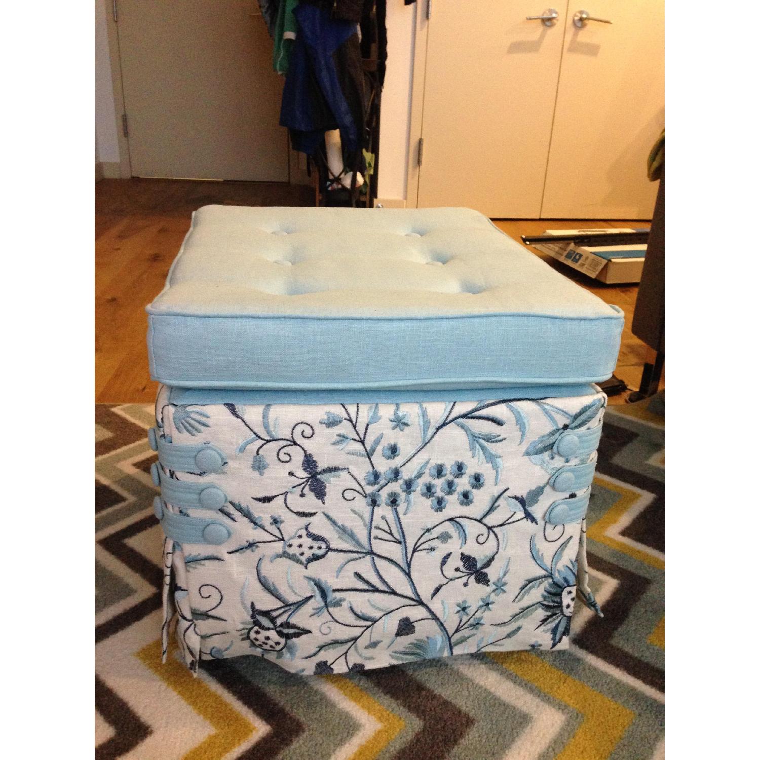 Sandy Wilson Cashmir Curved Pillow Top Ottoman - image-3