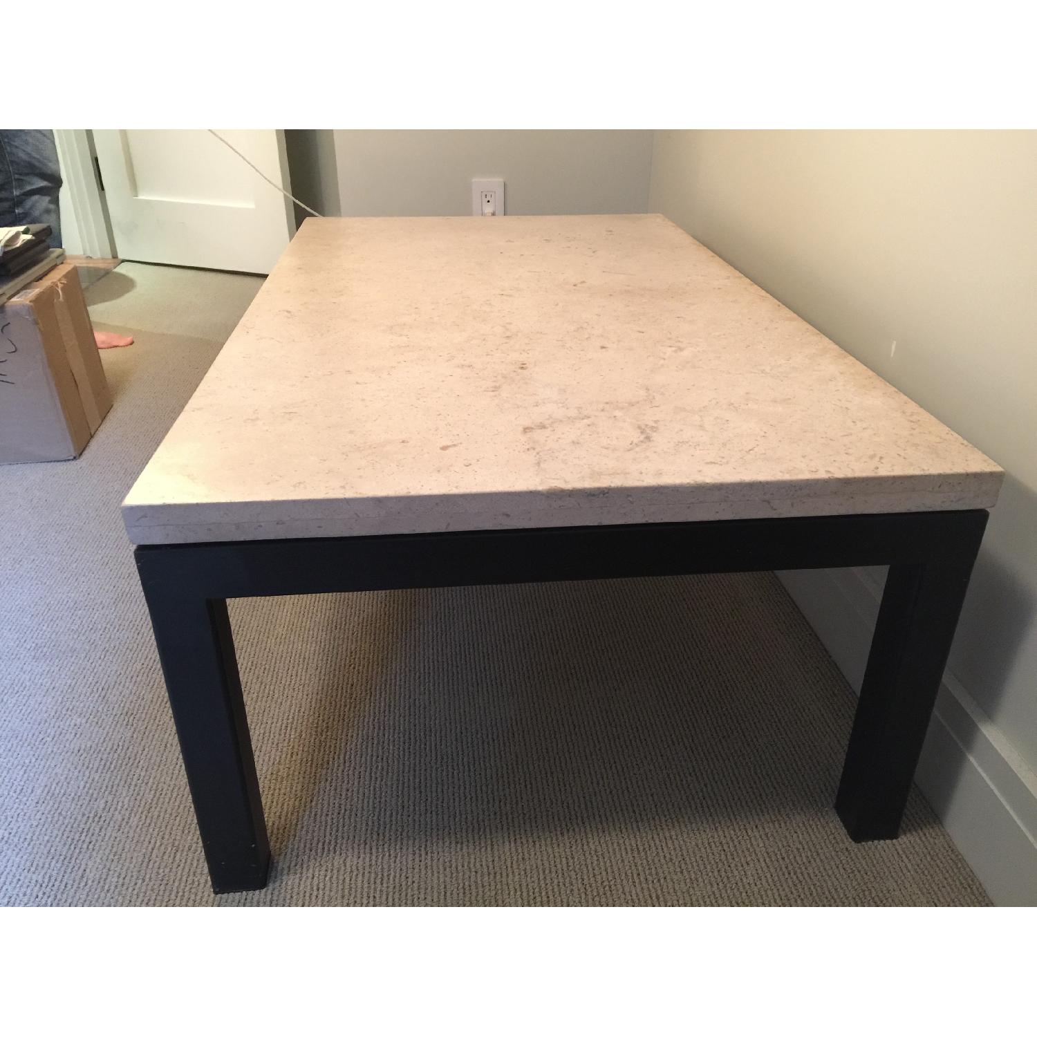 Crate & Barrel Parsons Rectangular Coffee Table - image-1