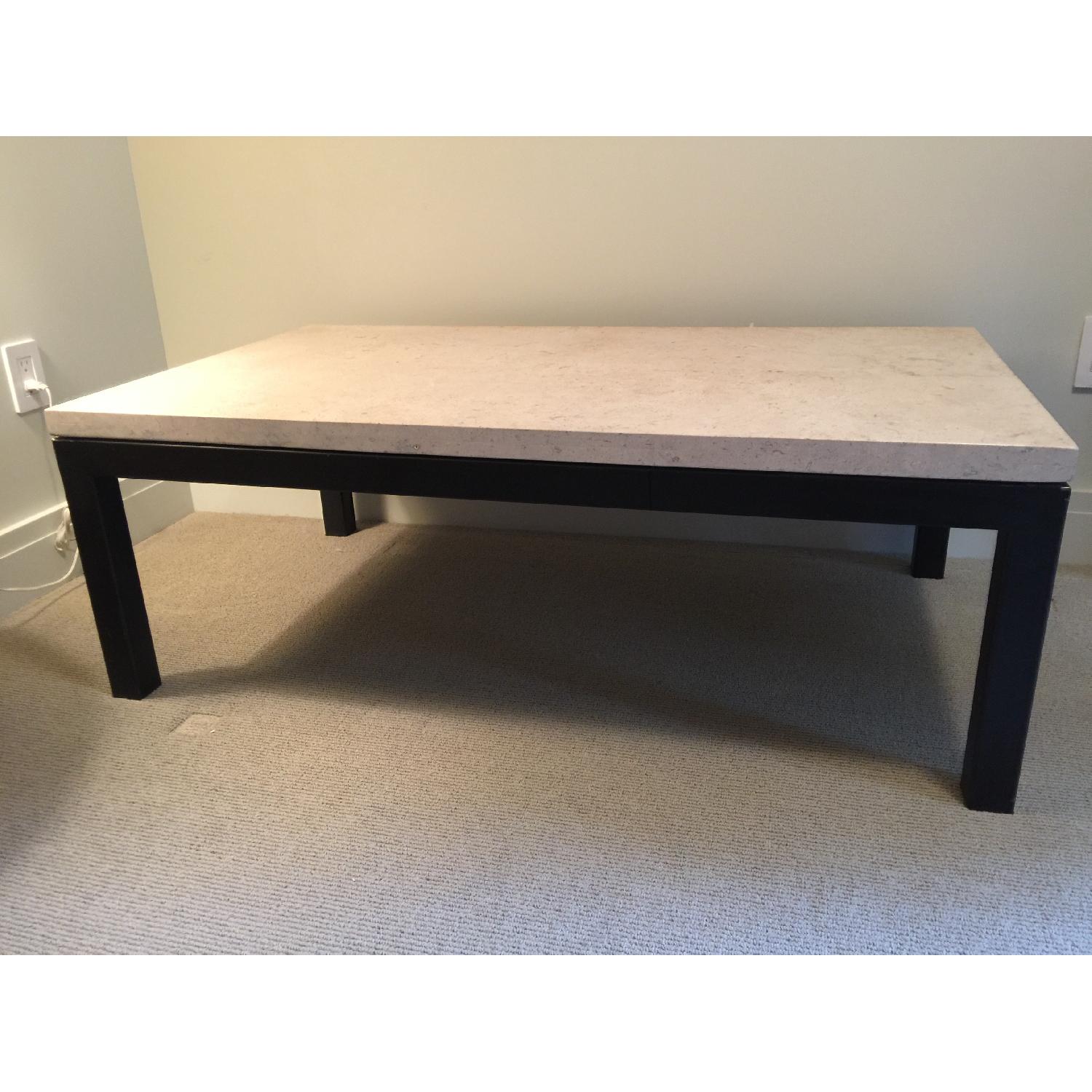 Crate & Barrel Parsons Rectangular Coffee Table - image-4