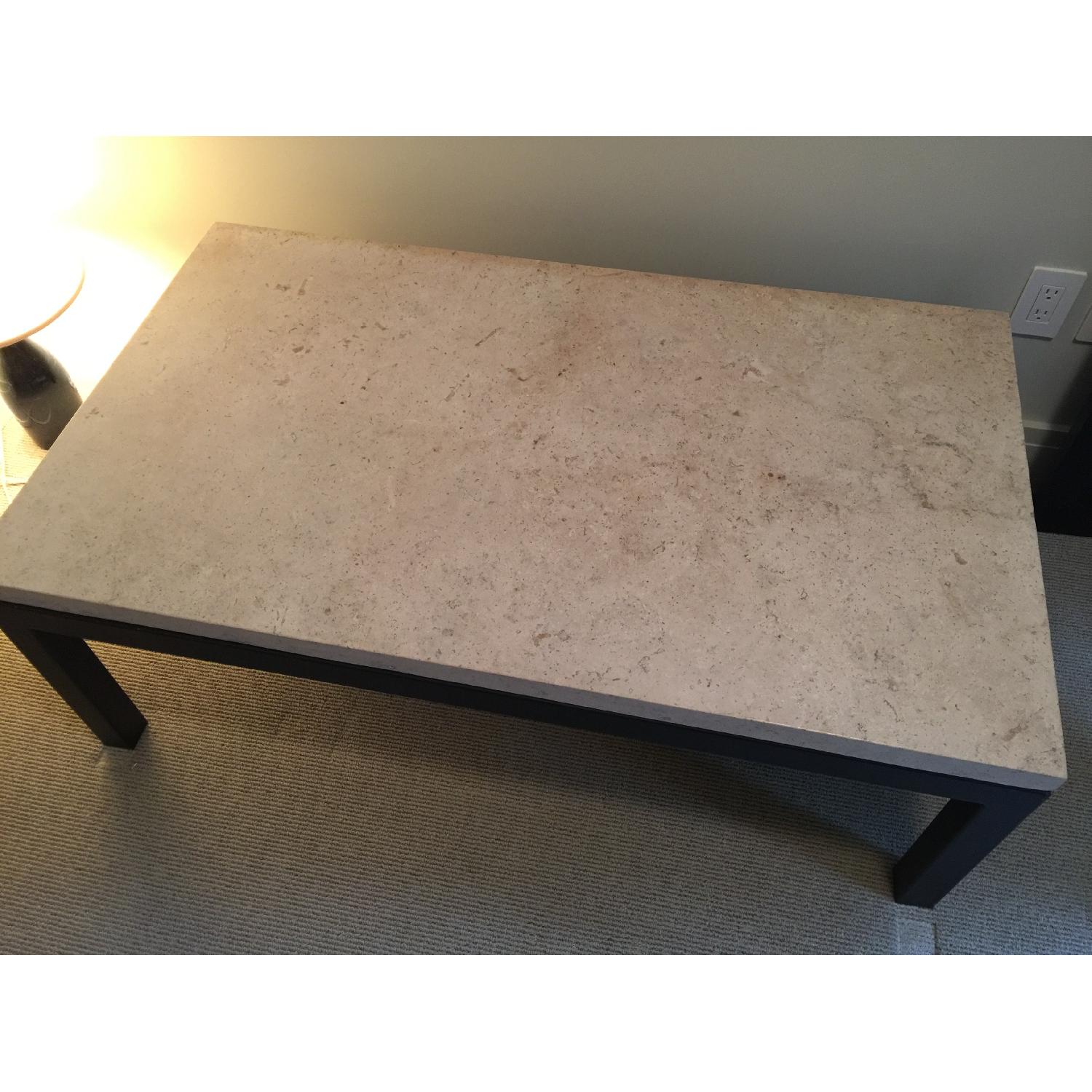 Crate & Barrel Parsons Rectangular Coffee Table - image-5