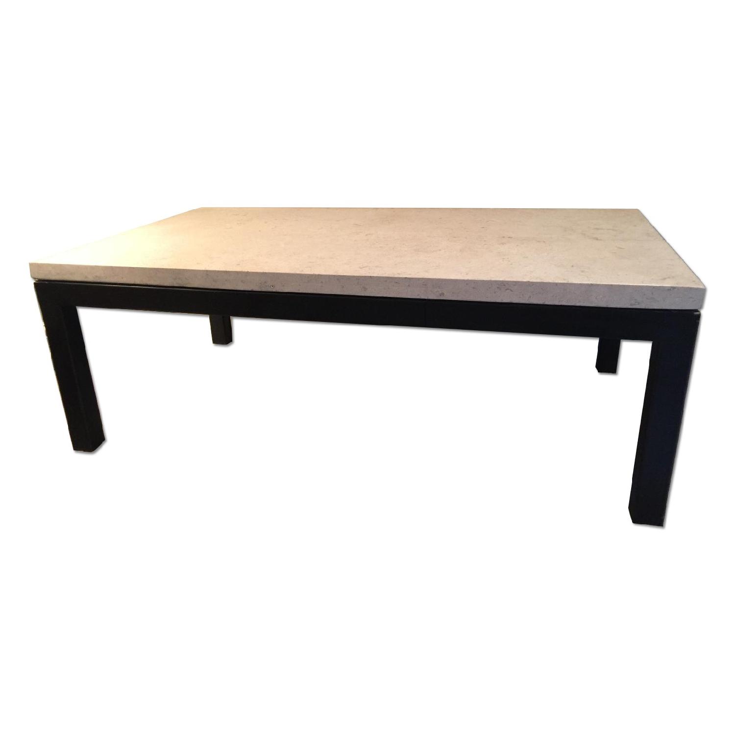 Crate & Barrel Parsons Rectangular Coffee Table - image-0