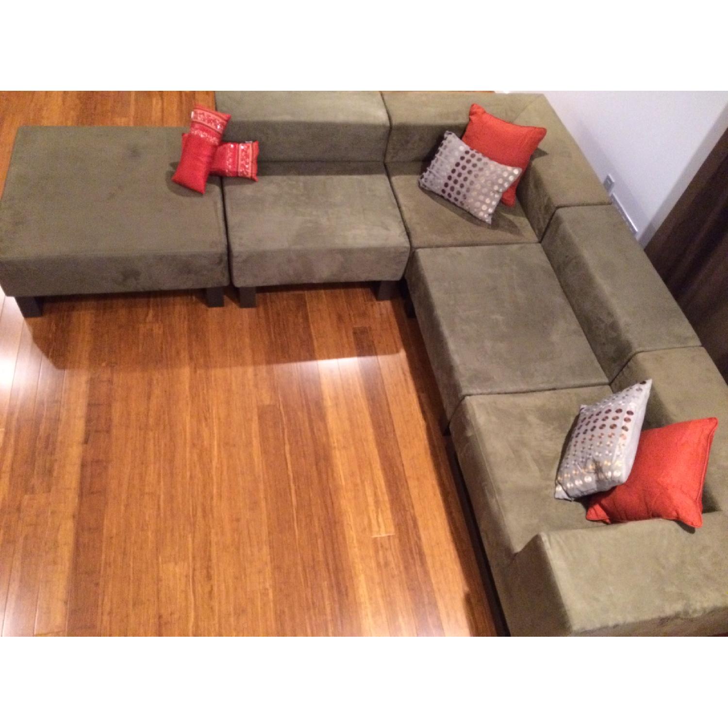 West Elm Tillary Modular Sectional with Ottoman - image-4