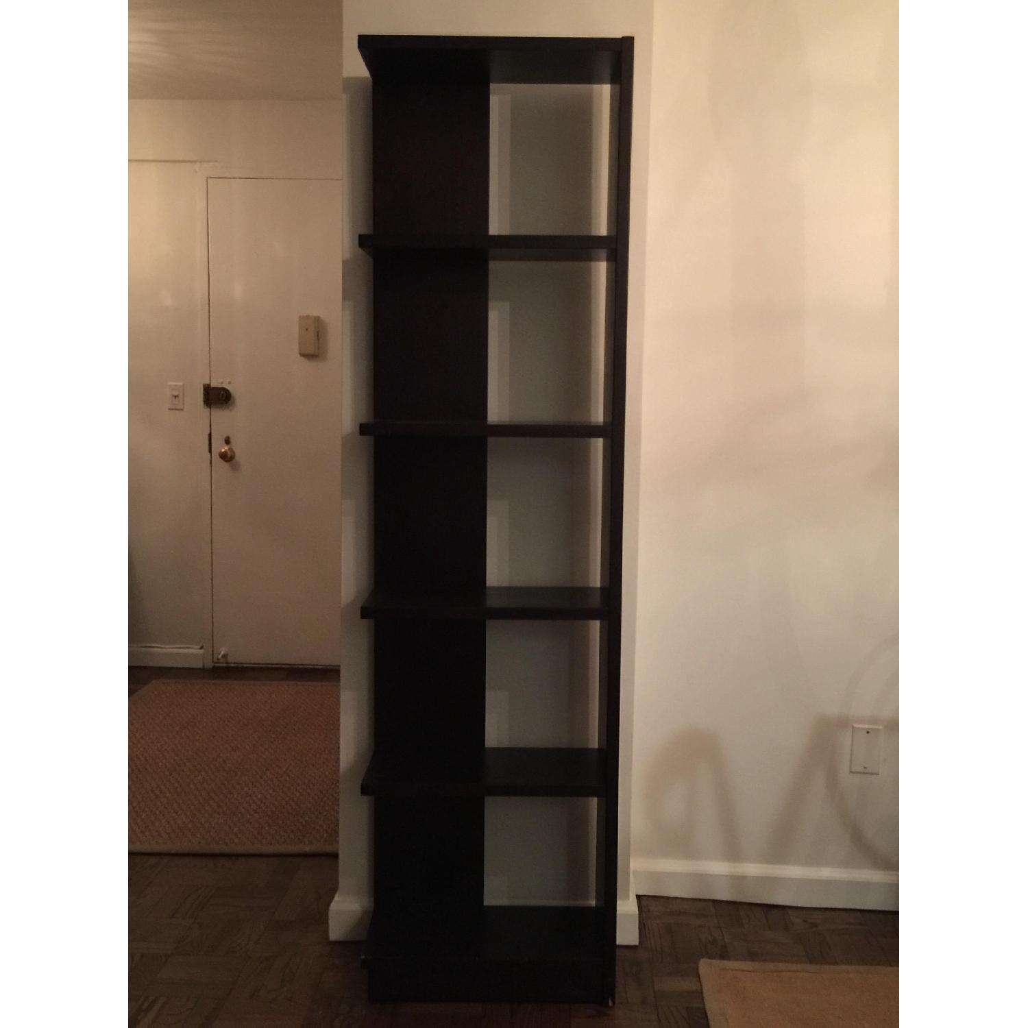 Crate & Barrel Black Elements Reversible Bookcase - image-2