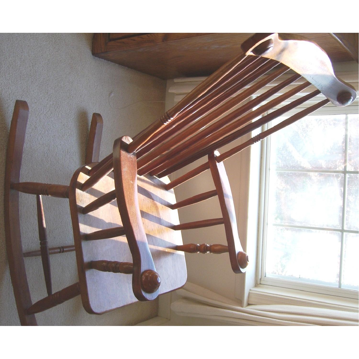 Vintage Classic Wood Rocking Chair - image-1