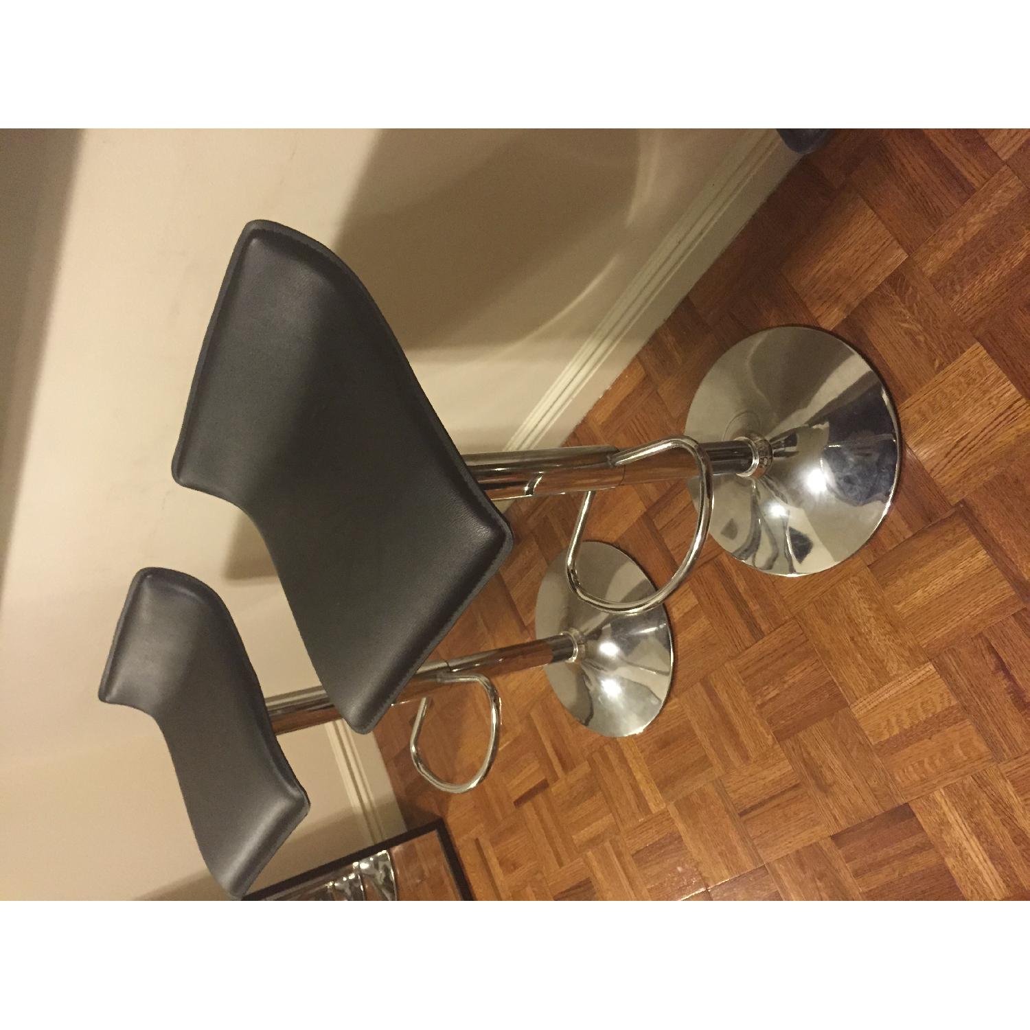 Height Adjustable Bar Stools - Pair - image-2