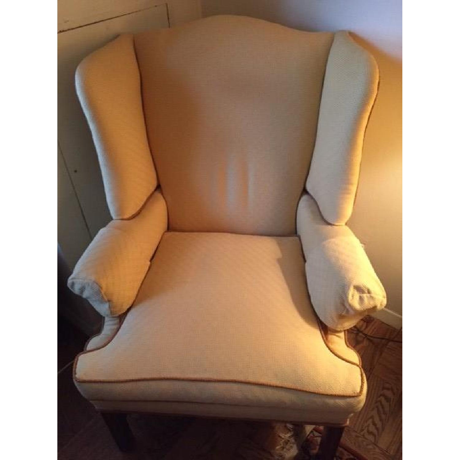Wing Chair and Ottoman - image-2