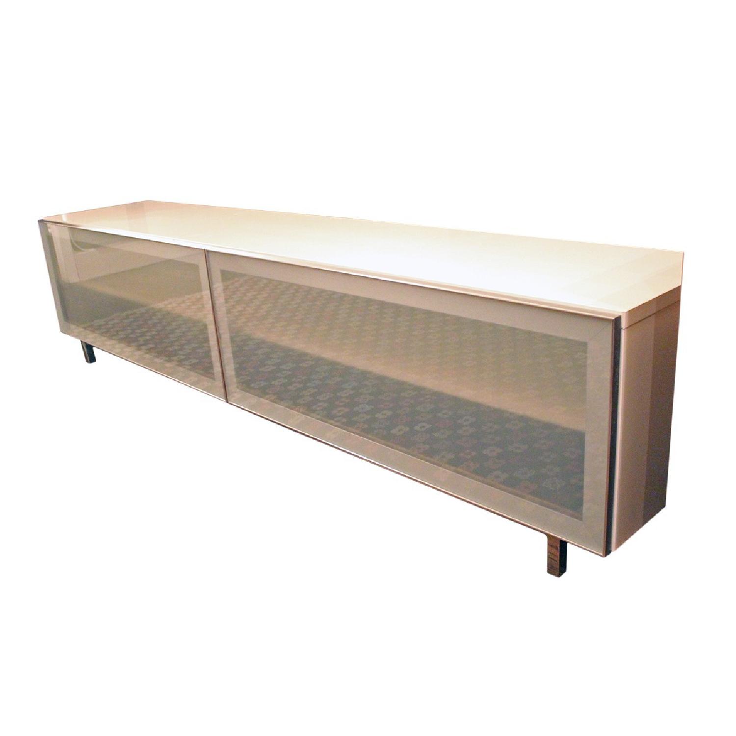 BoConcept Volani Base Frosted Glass Cabinet w/ Angled View - image-3