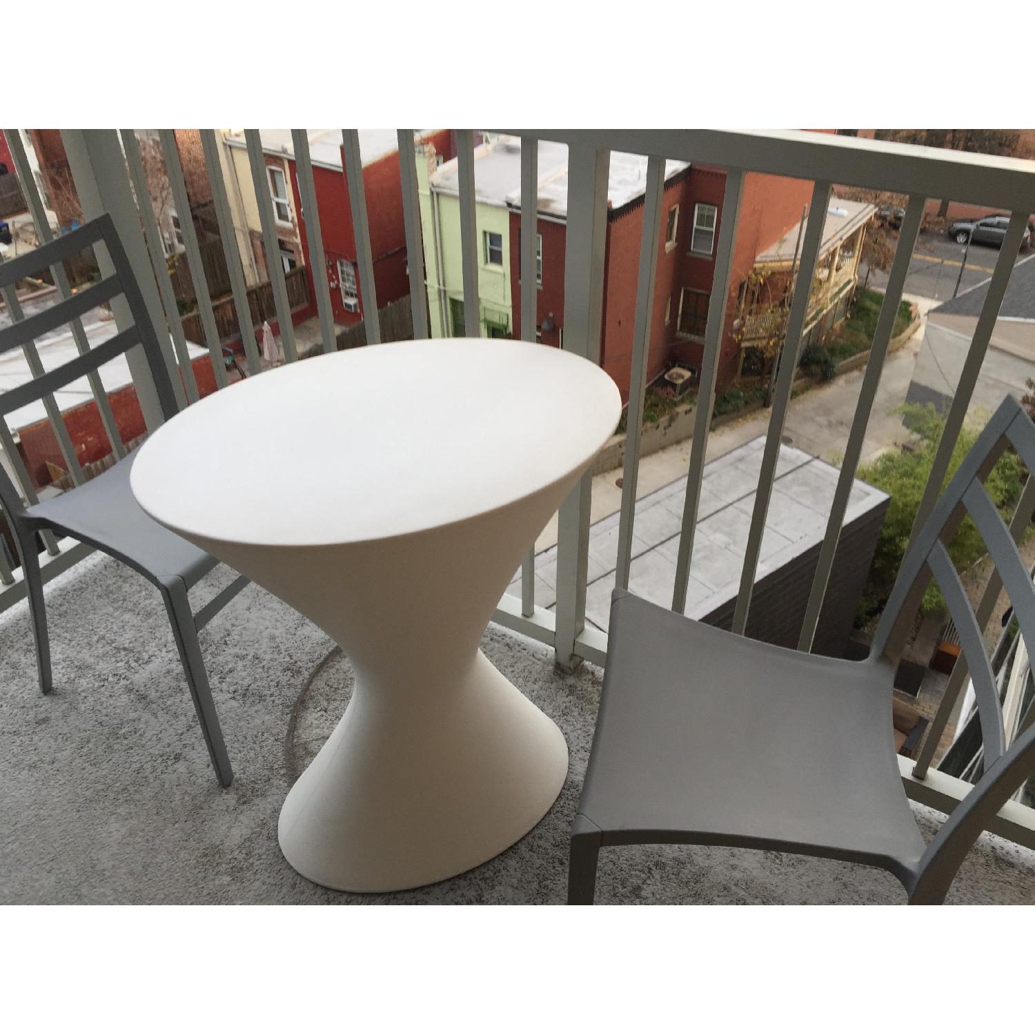 Room & Board Outdoor Patio Table w/ 2 Chairs - image-1