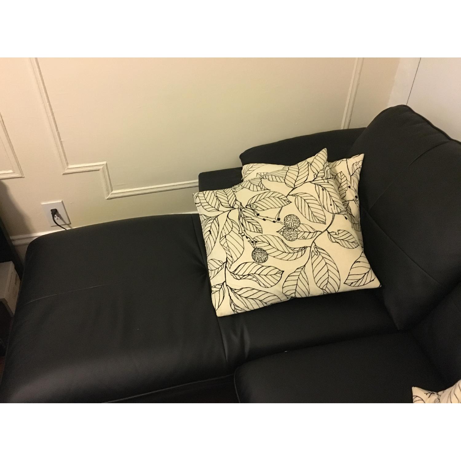 Ikea Black Sectional Sofa - image-3