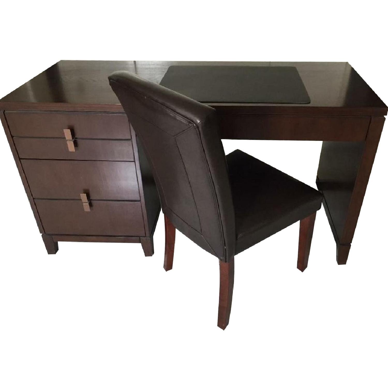 Pier 1 Desk & Chair AptDeco