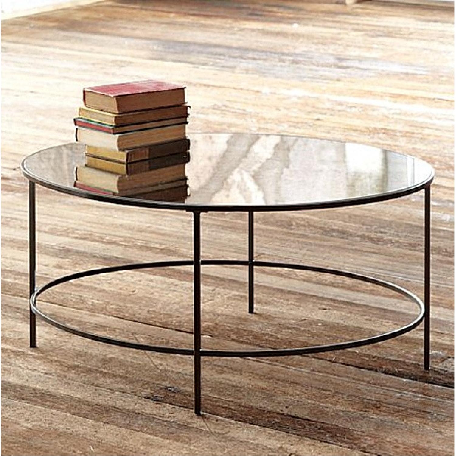 West Elm Foxed Mirror Coffee Table - image-1