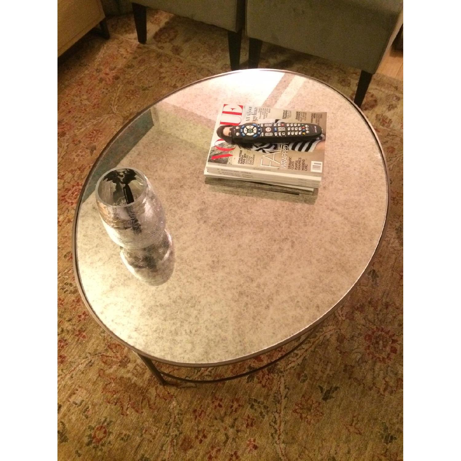 West Elm Foxed Mirror Coffee Table - image-5