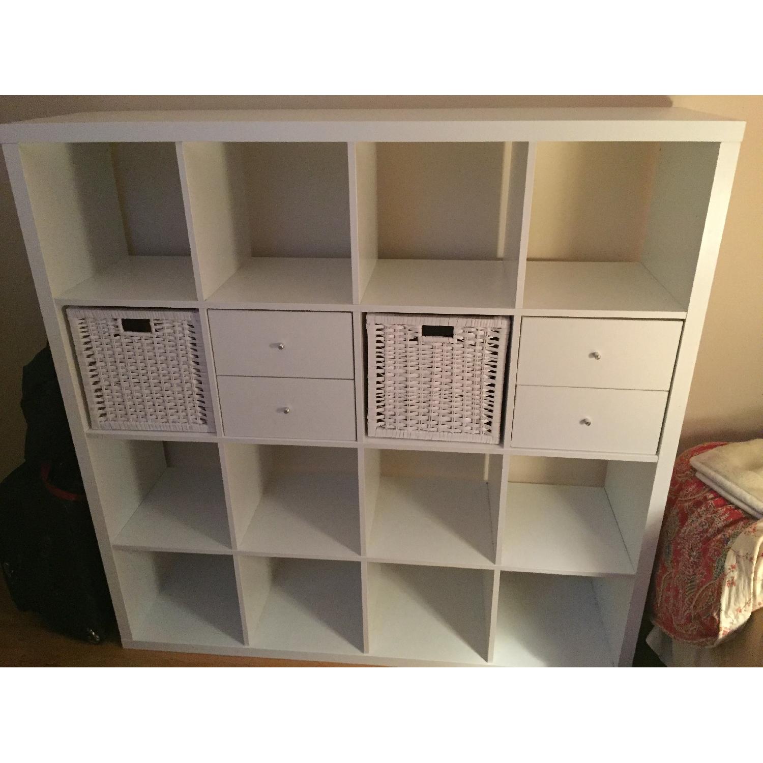 Ikea Kallax Shelving Unit in White - AptDeco