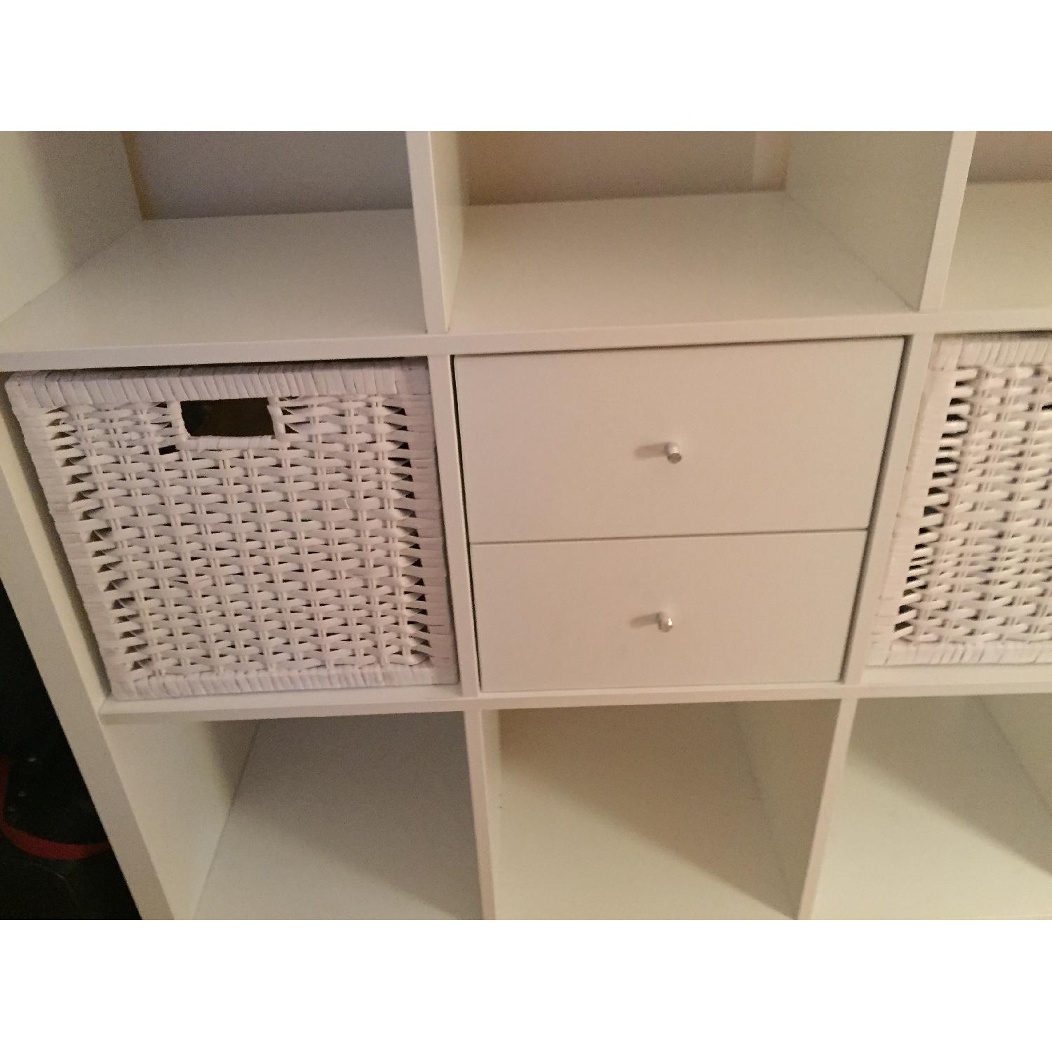 Ikea Kallax Shelving Unit in White - AptDeco