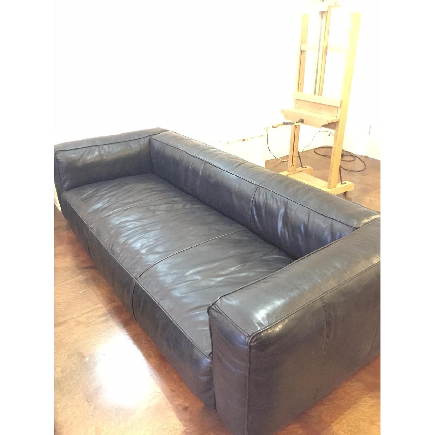 ABC Carpet & Home Timothy Oulton Tribeca 3 Seater Leather Sofa - image-2