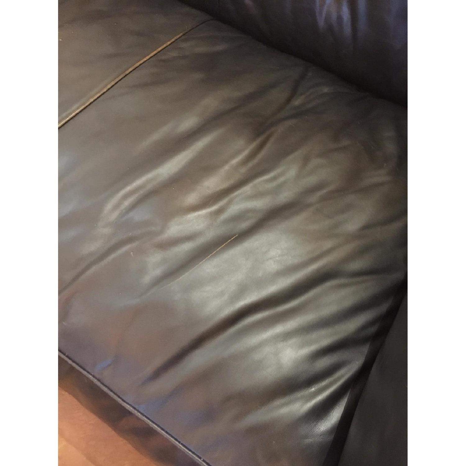 ABC Carpet & Home Timothy Oulton Tribeca 3 Seater Leather Sofa - image-3