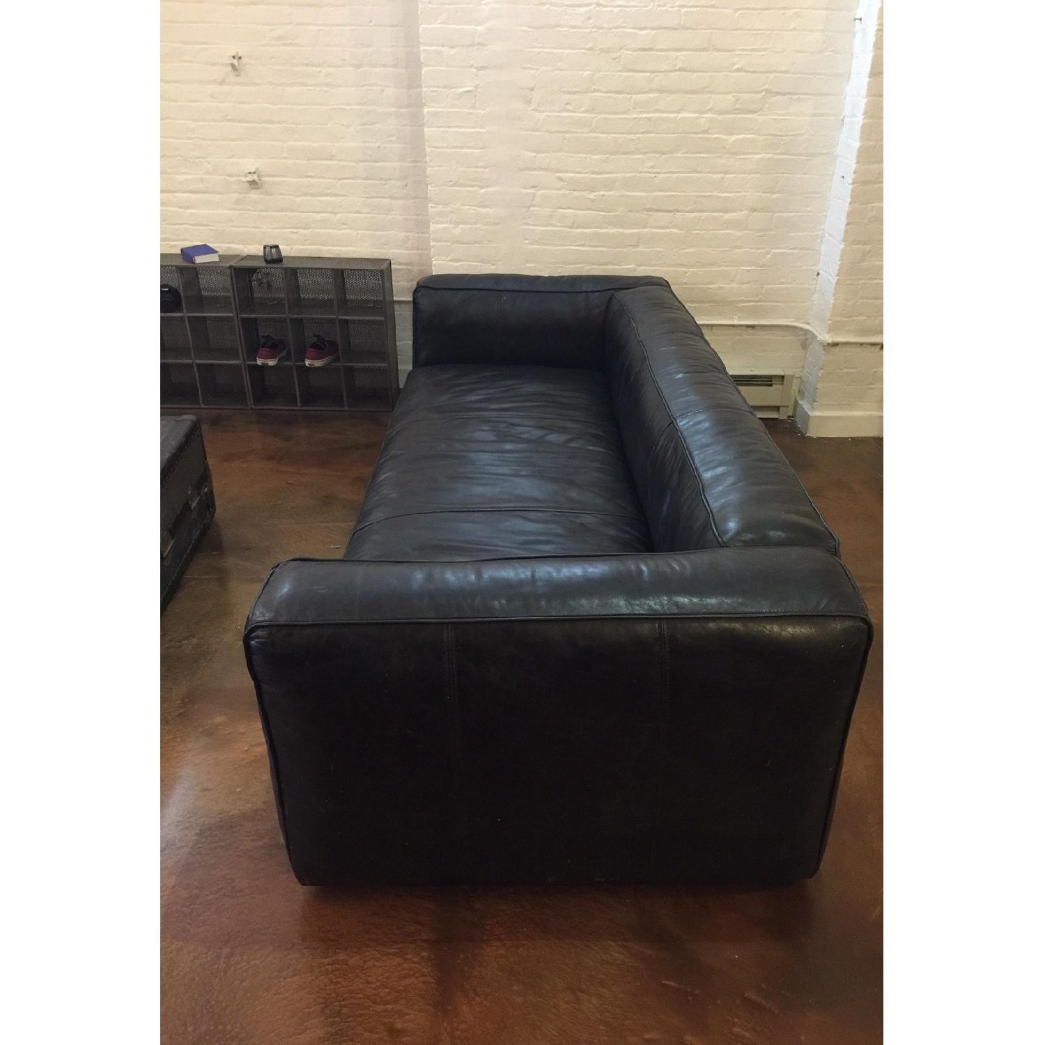 ABC Carpet & Home Timothy Oulton Tribeca 3 Seater Leather Sofa - image-4