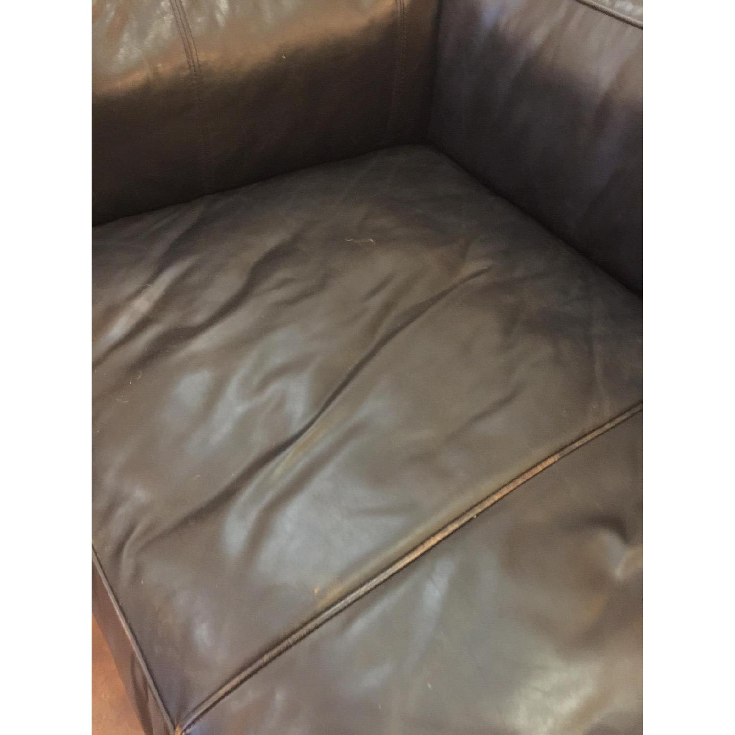 ABC Carpet & Home Timothy Oulton Tribeca 3 Seater Leather Sofa - image-6