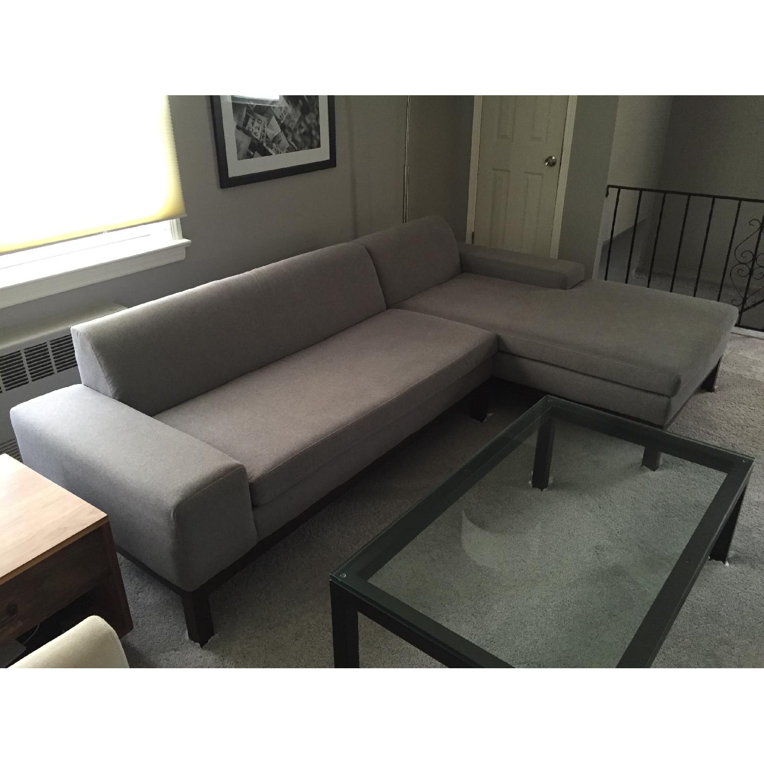 West Elm Lorimer Chaise Sectional Sofa - image-2