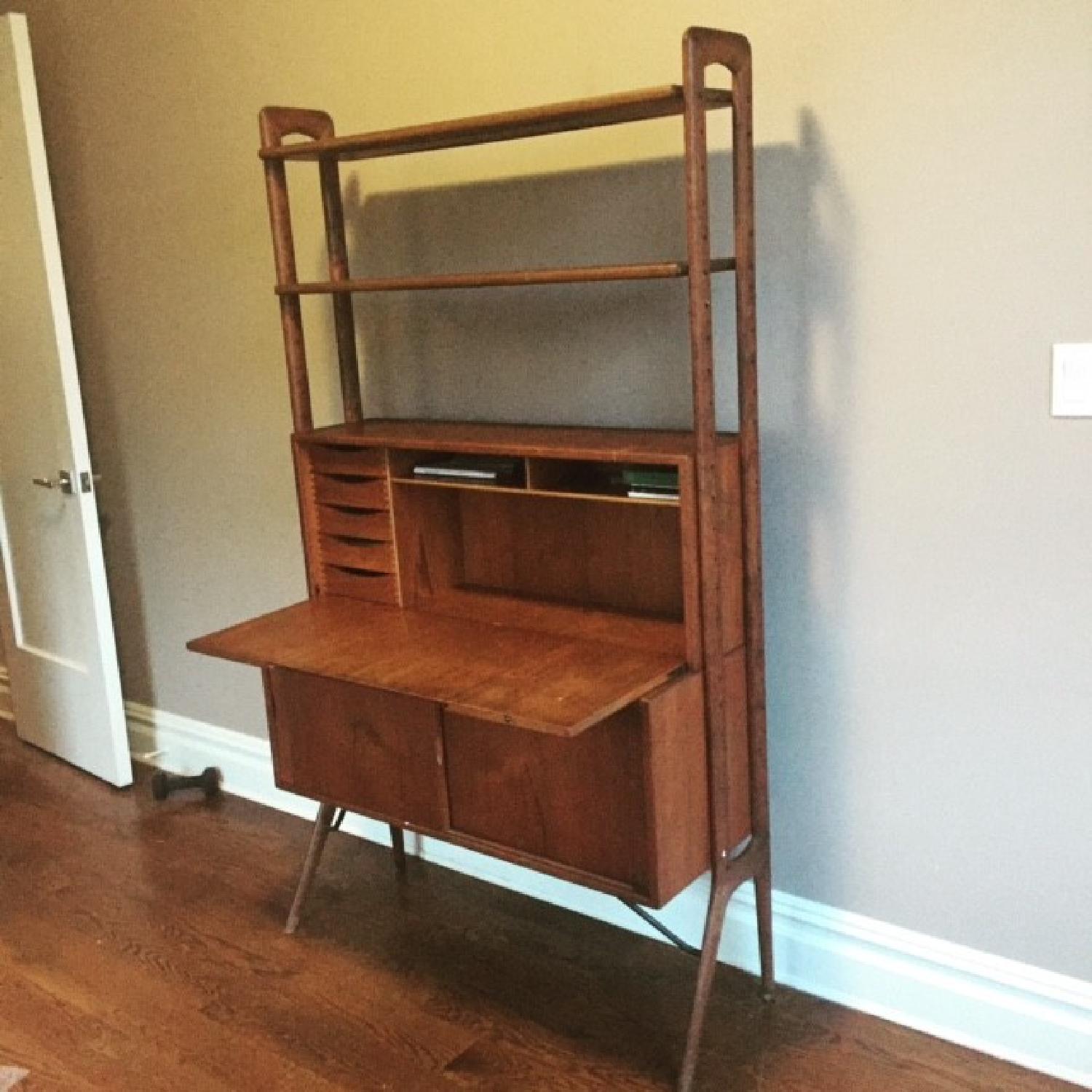Mid-Century Modern Secretary Desk - image-1