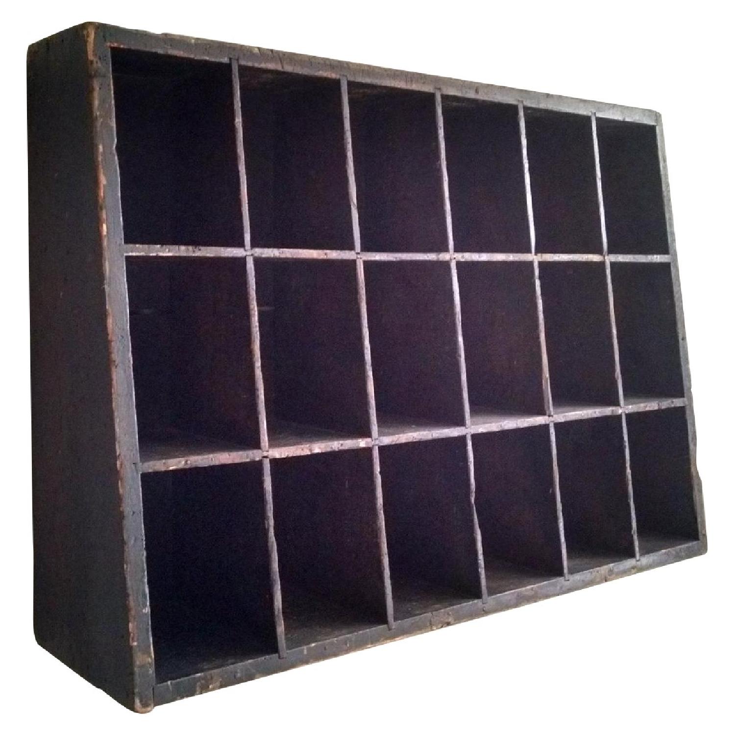 Vintage Cubbies/Shelving Unit - image-0